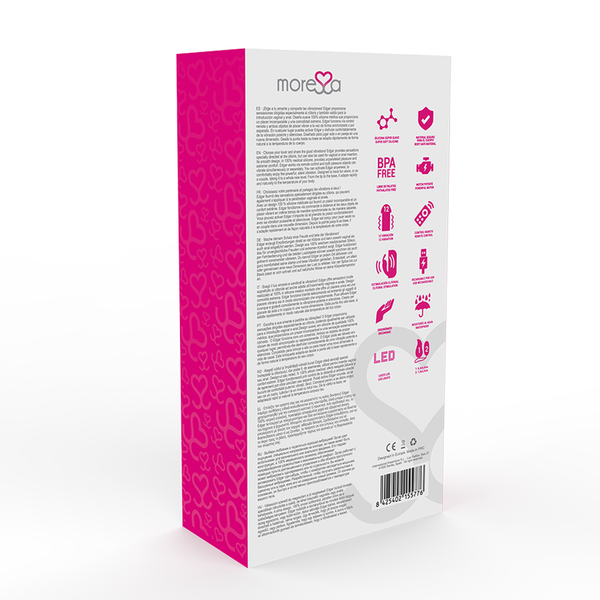 Moressa edgar set duo huevo remoto y mando con vibración incorporada premium silicone control remoto