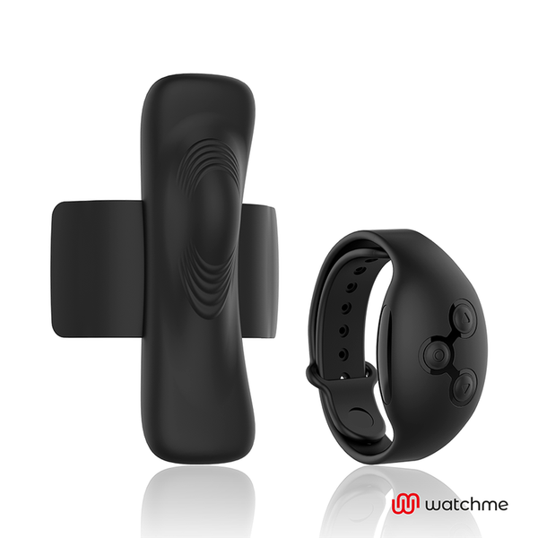 Vibrador para bragas Anne's Pleasure compatible con WatchMe negro