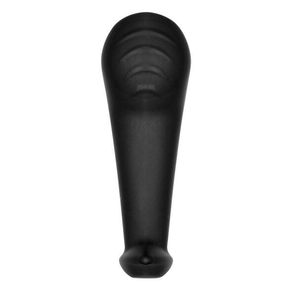 Estimulador anal y vaginal Nona de silicona negro para Punto G