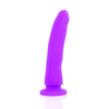 Deltaclub dildo realista lila silicona medica 17 cm o 3 cm