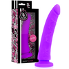 Deltaclub dildo realista lila silicona medica 17 cm o 3 cm