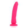 Deltaclub dildo realista rosa silicona medica 20 cm o 4 cm