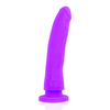 Deltaclub dildo realista lila silicona medica 20 cm o 4 cm