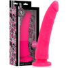 Deltaclub dildo realista rosa silicona medica 23 cm o 4.5 cm