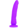Deltaclub dildo realista lila silicona medica 23 cm o 4.5 cm