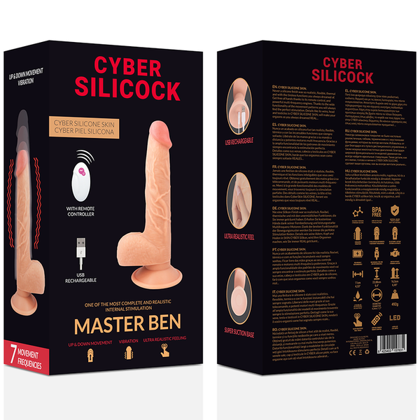 Cyber realístico control remoto master ben 23.88 cm o 4.3 cm
