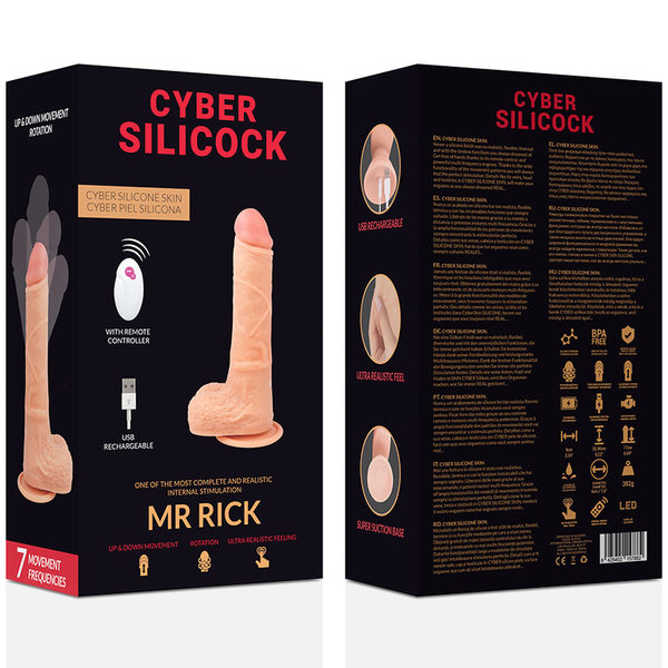 Cyber realístico control remoto mr rick 20.9 cm o 4 cm