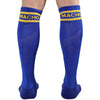 Macho calcetines largos talla única azul