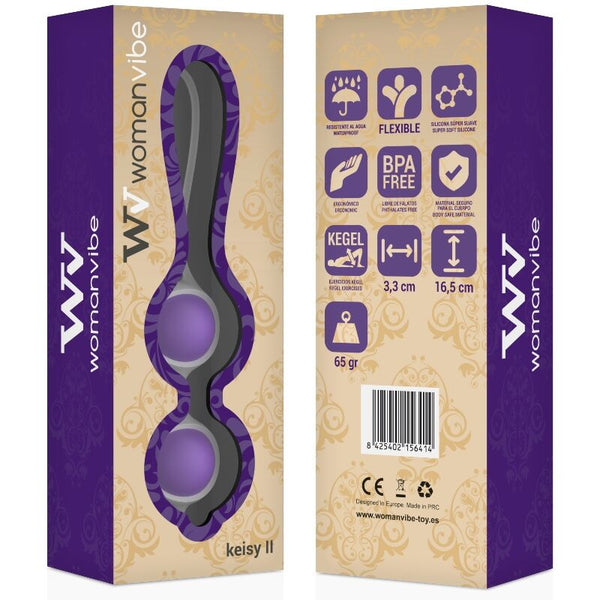 Womanvibe keisy ii bolas silicona