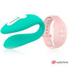 Vibrador dual technology watchme agua marina rosa