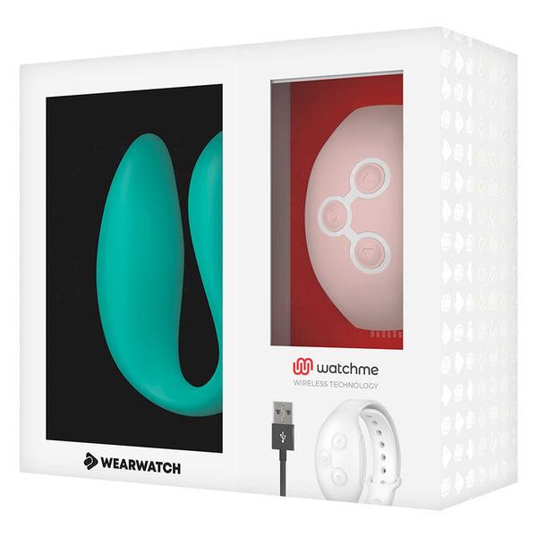 Vibrador dual technology watchme agua marina rosa