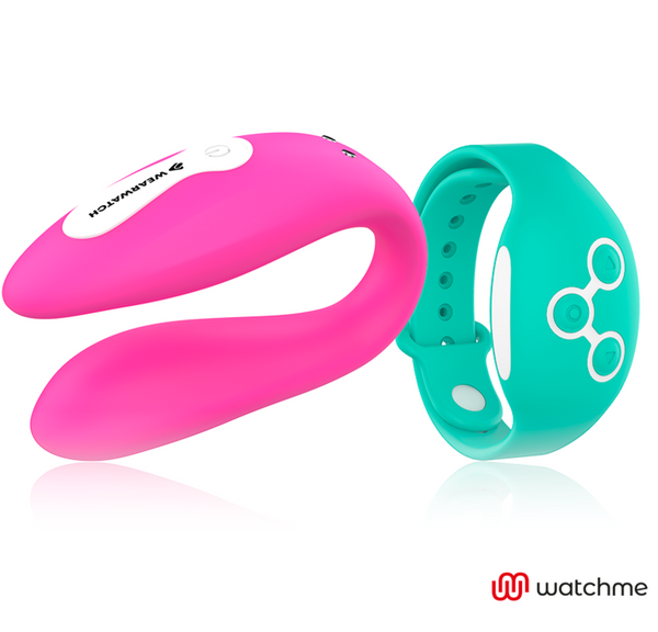 Vibrador dual technology watchme fucsia agua marina