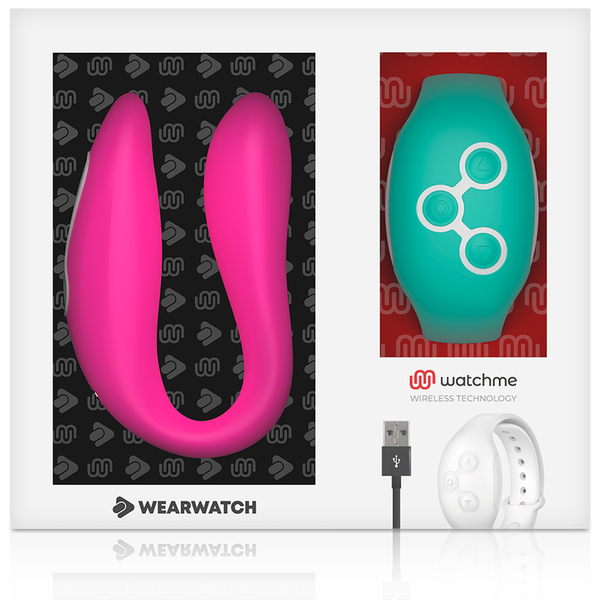 Vibrador dual technology watchme fucsia agua marina