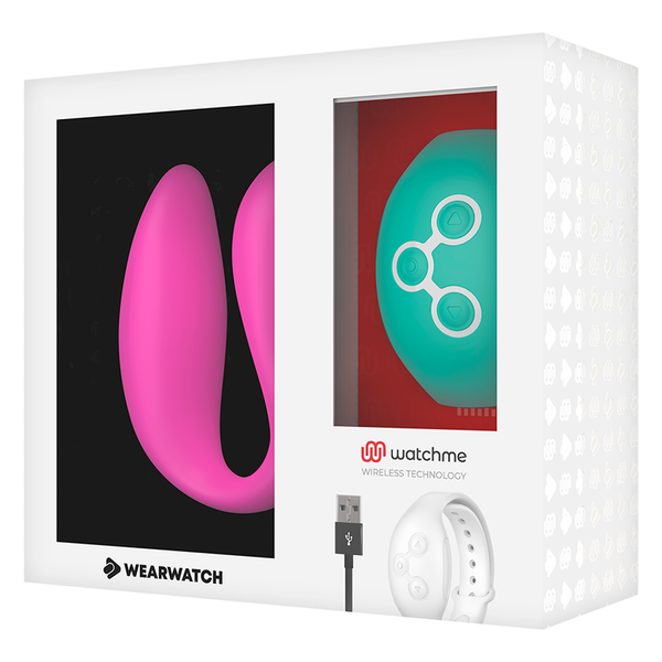 Vibrador dual technology watchme fucsia agua marina
