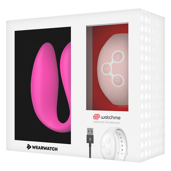 Vibrador dual technology watchme fucsia rosa