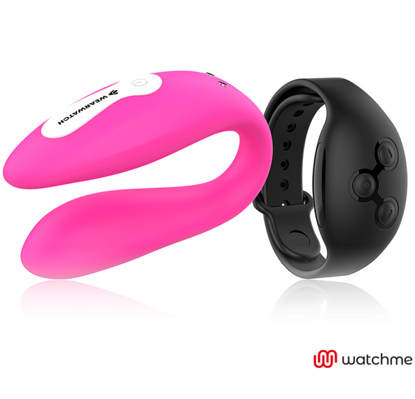 Vibrador dual technology watchme fucsia azabache