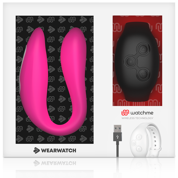 Vibrador dual technology watchme fucsia azabache