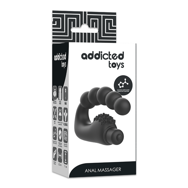 Addicted masajeador anal prostático con vibración