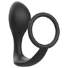 Addicted plug anal con anillo silicona negro