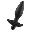 Addicted masajeador plug anal con vibración negro