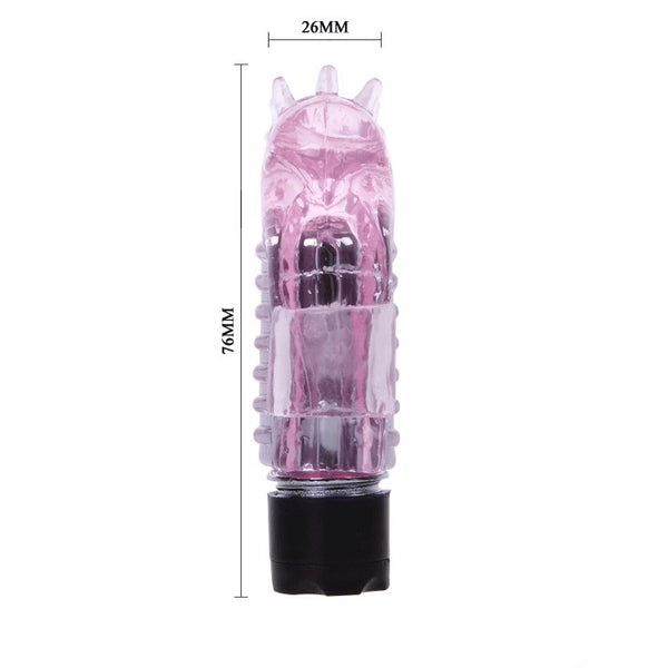 Mini vibrador dedo silicona