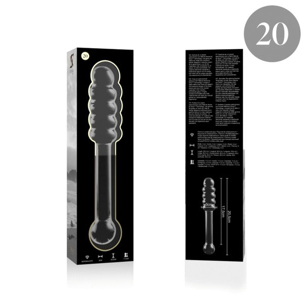 Nebula modelo 20 dildo cristal rosa 20.5 cm o 3 cm