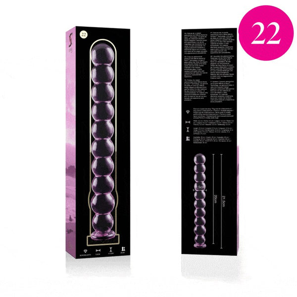 Nebula modelo 22 dildo cristal rosa 21.5 cm o 2.5 cm