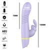 Vibrador rabbit Helen con movimiento de empuje